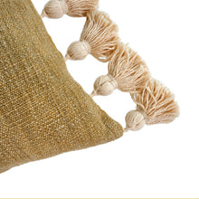 Load image into Gallery viewer, Bora Tassel Cushion, Sand (Pick Up Only)
