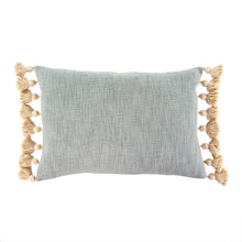 Load image into Gallery viewer, Bora Tassel Cushion, Blue (Pick Up Only)

