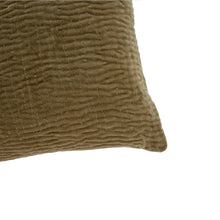 Load image into Gallery viewer, Velvet Kantha-Stitch Cushion
