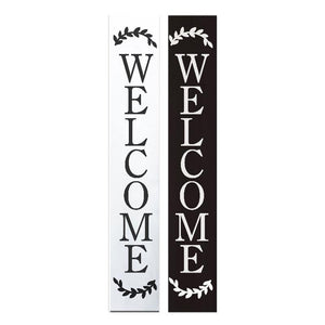 Reversible Welcome Sign | Black<br/> (Pick Up Only)