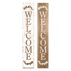 Reversible Welcome Sign | Natural <br/> (Pick Up Only)