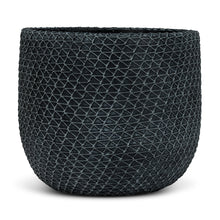 Load image into Gallery viewer, Navy Mesh Texture Planter
