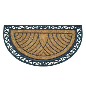 Jumbo Half Round Doormat with Border (Pick Up Only)