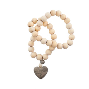 Blessing Beads | Natural & Grey