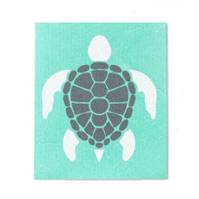 Load image into Gallery viewer, Swedish Dishcloth - Sea Turtles
