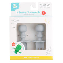 Load image into Gallery viewer, Silicone Chewtensils® - Grey
