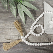 Load image into Gallery viewer, Tassel Blessing Beads | White
