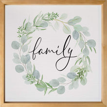 Load image into Gallery viewer, Family Wreath Sign
