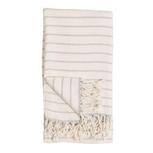 Load image into Gallery viewer, Turkish Towel - Bamboo Striped Mist
