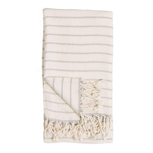 Turkish Towel - Bamboo Striped Mist
