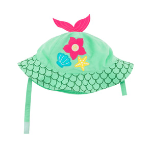 UPF50+ Baby Sun Hat - Mermaid