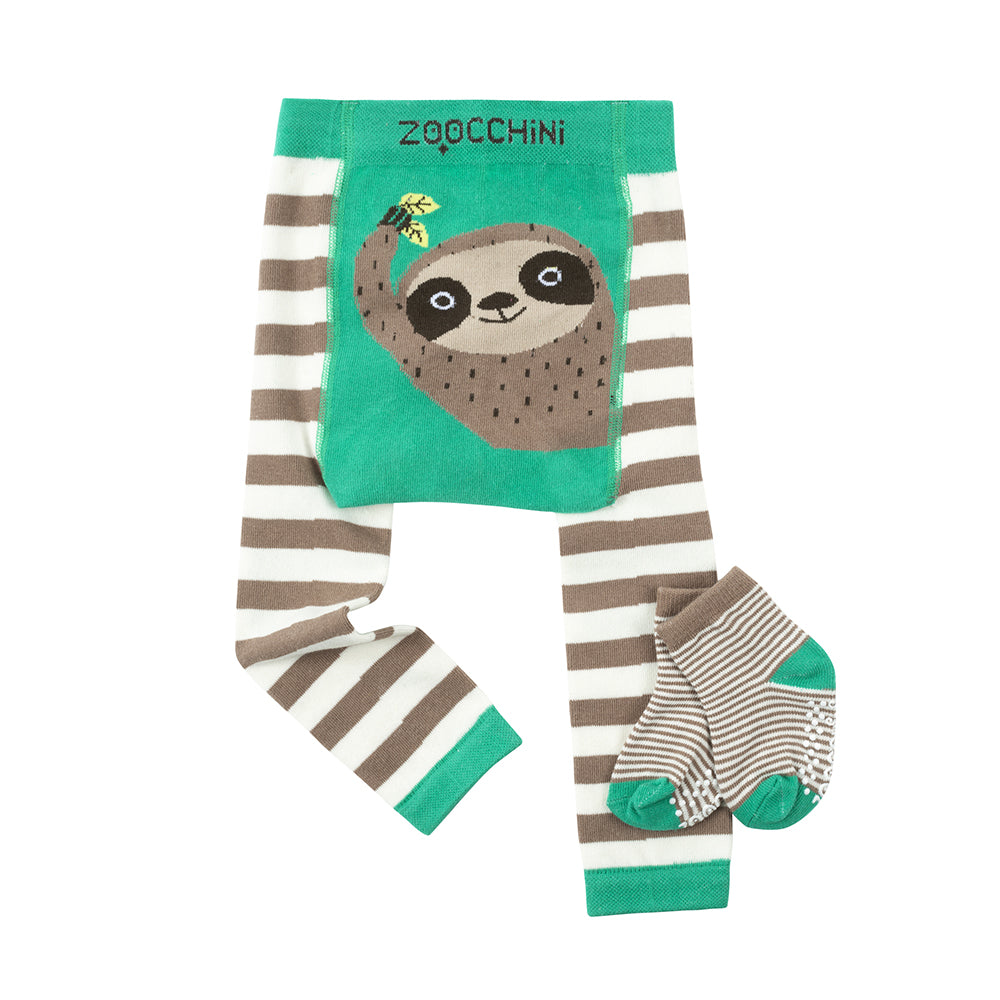 Crawler Legging & Sock Set - Silas Sloth