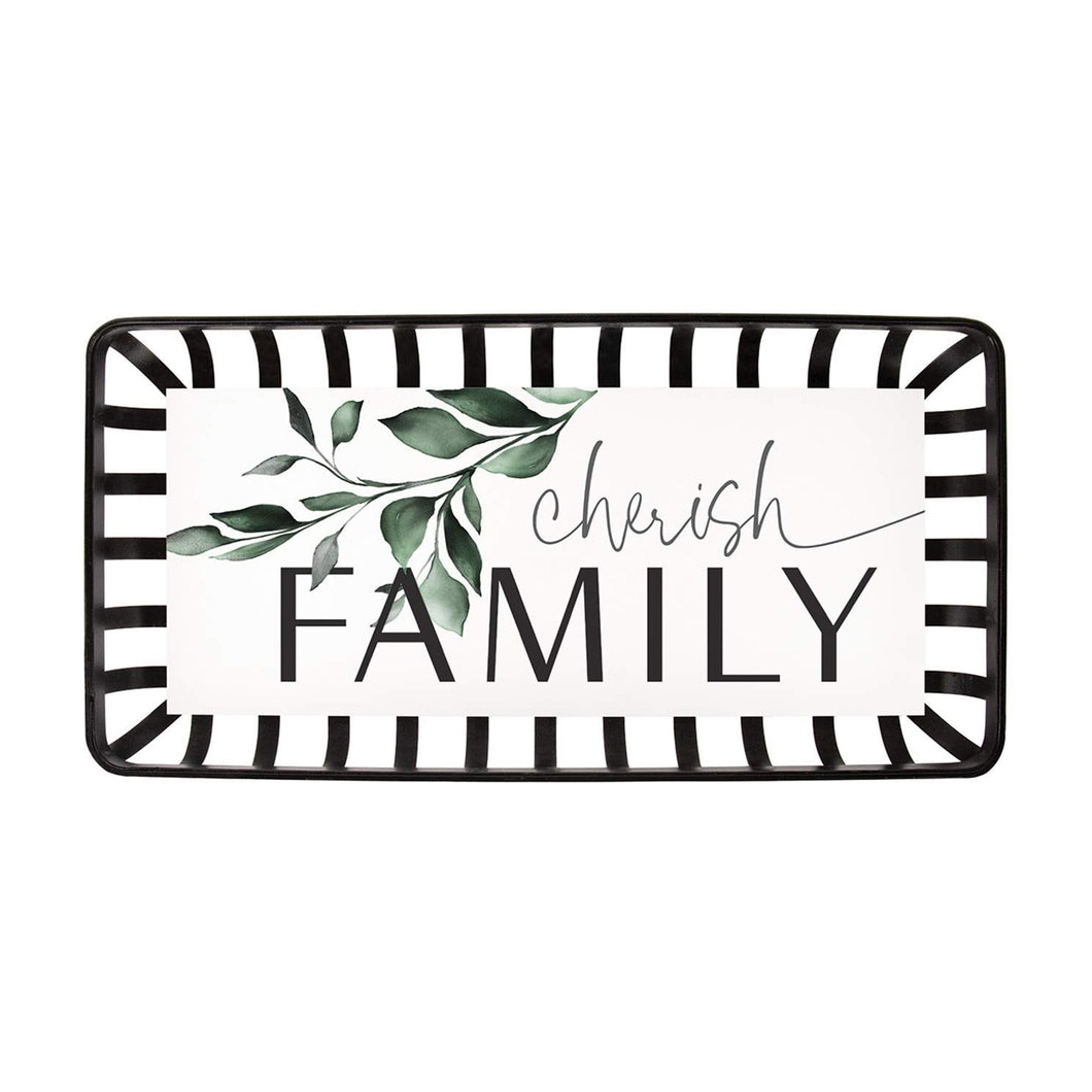 Cherish Family Tray Sign