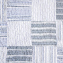 Load image into Gallery viewer, Marty Blue Striped Quilt
