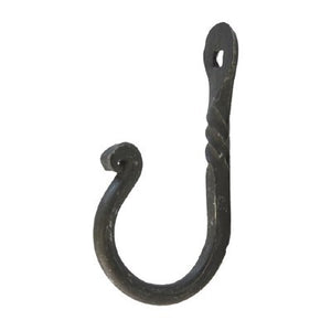 Hand Forged Black Rope Hook