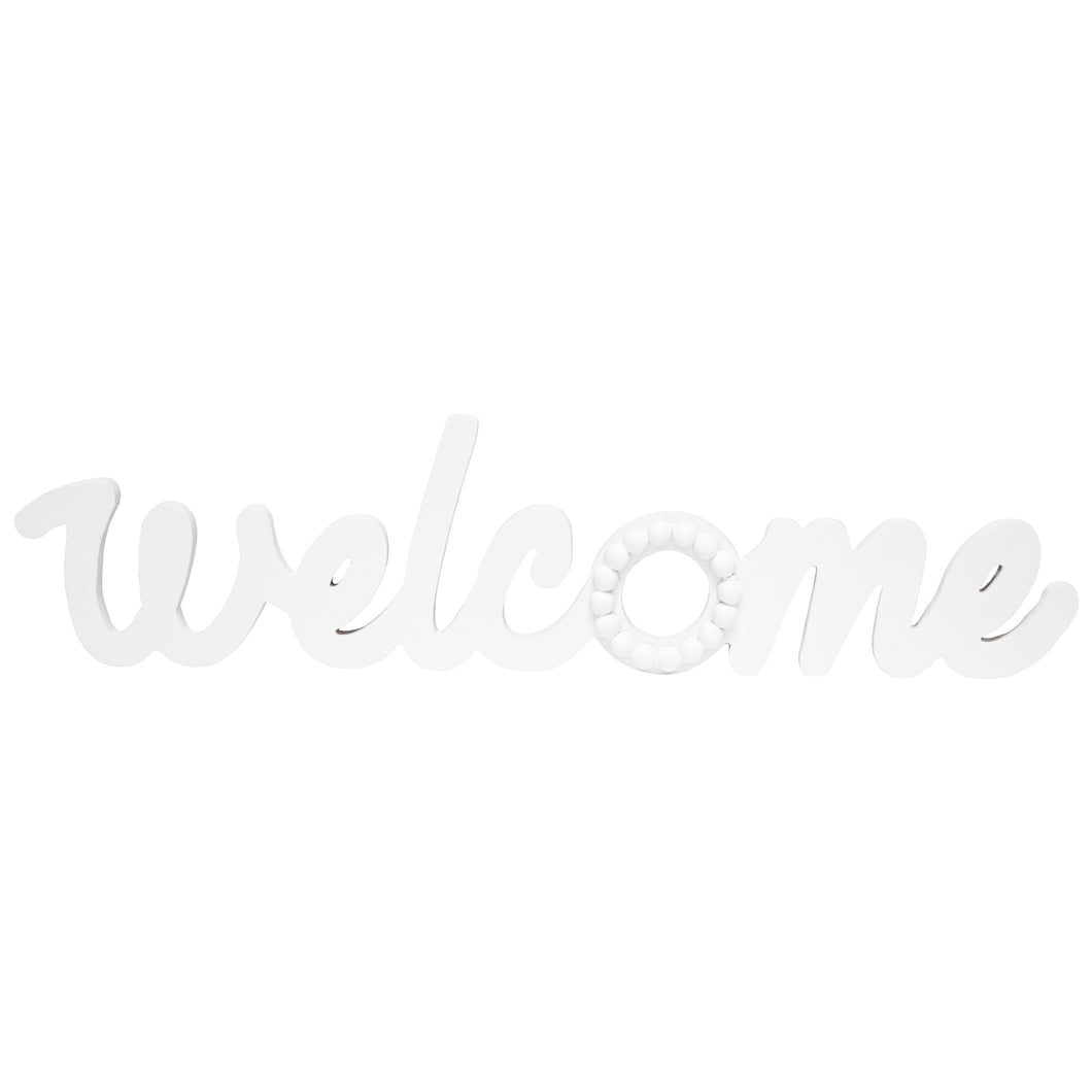 Beaded Welcome Sign (Pick Up Only)